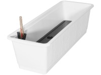 Blumenkasten Aqua Green Plus Weiss (HxBxT) 17 x 20 x 59 cm