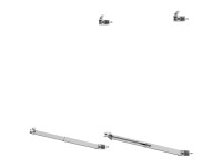 Ecoflow Solarpanel-Halterung für Wandbefestigung Metall Sliber