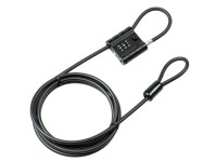 Burg-Wächter Kabelschloss mit Zahlen 725 300 Snap+Lock