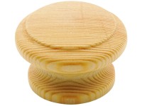 Knopf S70 Holz Kiefer lackiert Ø 44 mm