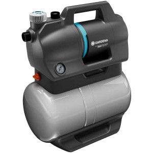 Surpresseur Gardena 4100 Silent 600W pour l'irrigation du jardin et l'eau domestique.