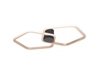 Eglo LED-Deckenleuchte Estrella dimmbar CCT Bronze Schwarz 3'500 lm / 20 W