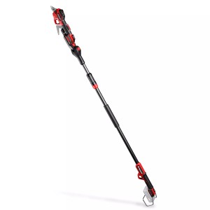 Tagliarami a batteria Einhell GP-LS 18/28 Li T BL-Solo con manico telescopico, rosso/nero.
