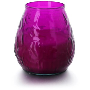 Violette Balthasar Duftkerze im Amerikaglas mit Citronella-Duft für den Aussenbereich.