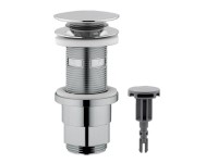 Diaqua Universal-Ablaufventil 2in1 Kunststoff Verchromt Ø 63 mm