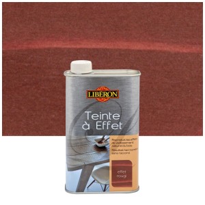 Lattina Liberon Teinte à Effet Marrone Rosso 0,5L. Impregnante legno per effetto invecchiamento naturale su mobili.
