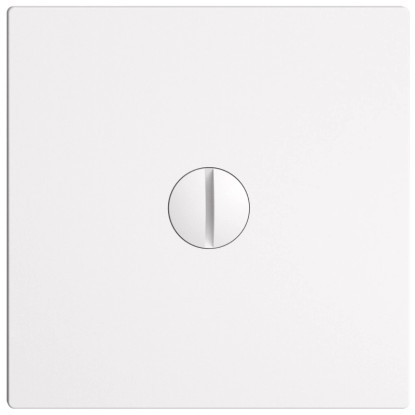 Feller Blindabdeckung EdizioDue mit Frontplatte Weiss