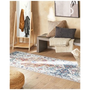 Tappeto runner multicolore Enayam con motivo orientale, 80x300 cm.