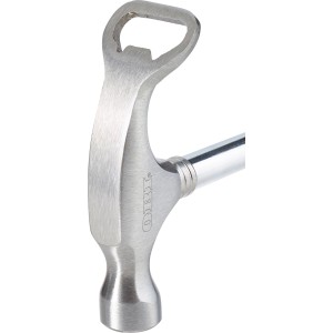 OBI Feierabendhammer : Marteau en acier avec décapsuleur et manche bi-matière.