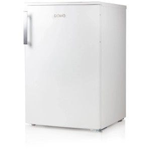 Congelatore Domo DO1071DV bianco con maniglia in acciaio inox, capacità 87 litri.