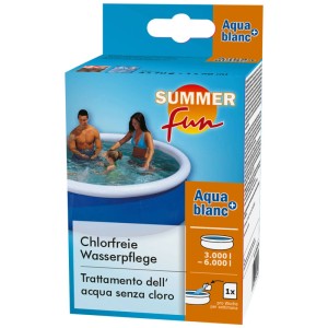 Summerfun Aquablanc pour désinfection de piscine sans chlore, idéal pour piscines de 3 000 à 6 000 l.