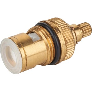 Cartuccia in ottone (Ø 40 mm) per miscelatore termostatico doccia Trebbia, ricambio.