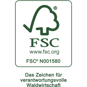 Label FSC : Symbole d'une gestion forestière responsable.