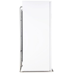 Frigorifero freestanding SPC BKS2200 bianco con telaio in acciaio, capacità 450 litri.