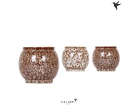 Keramik-Topf Safari Topf assortiert Ø 12 cm / 1 Stk.