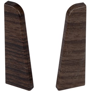 Egger Endkappen für 60mm Sockelleisten in Eiche Mittelbraun, Zubehör für Laminat & Parkett.