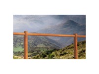 Pletscher Cortenstahl Traverse Länge 2,6 m