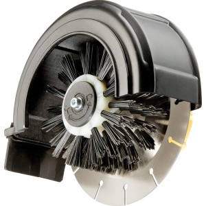 Gloria Cut&Brush 2-in-1 taglia bordi per MultiBrush: spazzola e disco in acciaio per bordi puliti.