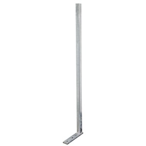 Poteau universel en acier galvanisé à chaud pour escaliers et garde-corps.
