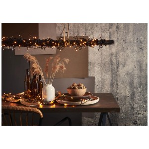 Star Trading LED-Lichterkette mit 360 golden-warmweißen LEDs, 25 m lang, für stimmungsvolle Außenbeleuchtung.