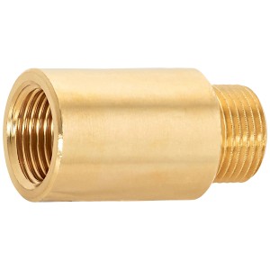 Prolunga rubinetto in ottone, 30 mm, raccordo filettato per rubinetti e bocche.