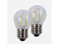 Easy Connect Lampe LED E27 à filament 2 W / 200 lm / set de 2