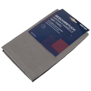 Torchon en microfibre anthracite 45 x 70 cm