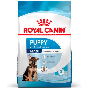 Royal Canin Maxi Puppy 4kg cibo secco per cuccioli di taglia grande.