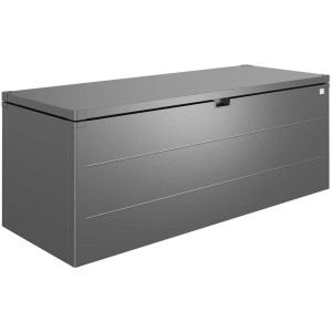 Biohort StyleBox 210 in grigio scuro metallizzato: box universale per giardino, terrazza e balcone.