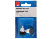 Interruttore a pressione Bianco 2 pz