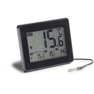 Thermomètre digital Möller Therm pour température intérieure et extérieure, 10x82cm.
