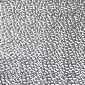 Tôle structurée en aluminium martelé, naturel, 200x1000x0,5 mm.