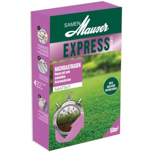 Emballage de graines de gazon Express 1 kg : Gazon de regarnissage pour une réparation rapide et une pelouse dense et verte.