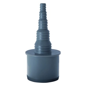 Raccordo portagomma Airfit DN 50 per raccordo HT, connettore flessibile per tubi.
