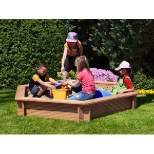 Sabbiera esagonale in larice