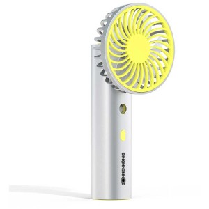 Sonnenkönig Lufterfrischer Air Fresh Mini Gelb, mobiler, akkubetriebener Ventilator.