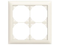 UP-Abdeckrahmen quadratisch EdizioDue Feller Weiss