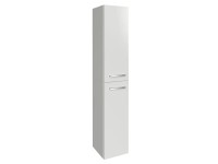 Hochschrank B.Style rechts Weiss / Weiss (HxBxT) 162 x 30 x 31,6 cm