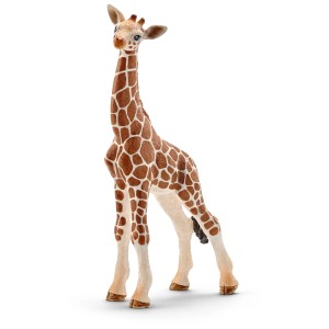 Schleich Bébé girafe, figurine détaillée de l'univers Wild Life.