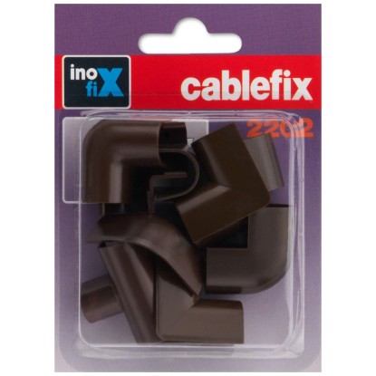 Cablefix Kabelkanal-Verbindungen Braun 10 mm assortiert 10-tlg.