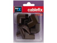 Cablefix Kabelkanal-Verbindungen Braun 10 mm assortiert 10-tlg.