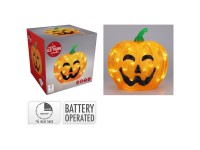 LED-Kürbis Acryl mit 50 LEDs / Höhe 25 cm