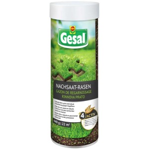 Gesal Nachsaat-Rasen 440g für die Rasenreparatur und -nachsaat. Schnell keimender Rasensamen.