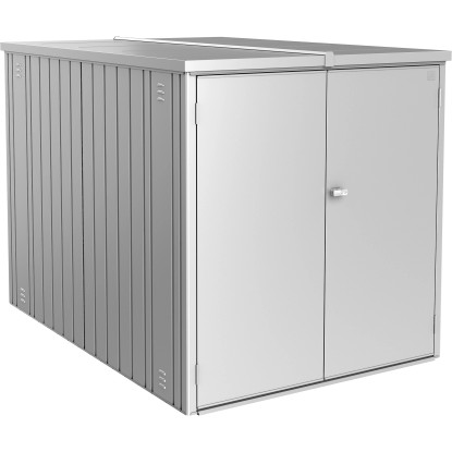 Biohort Minigarage  Silber-Metallic (HxBxT) 151 x 145 x 203 cm