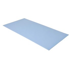 Pannello in schiuma azzurra 200x100 cm, ideale per materassi, imbottiture e isolamento acustico.