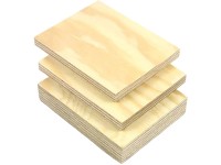 Sperrholzplatte Europäische Kiefer Braun 125 x 62 cm / Stärke 1,2 cm