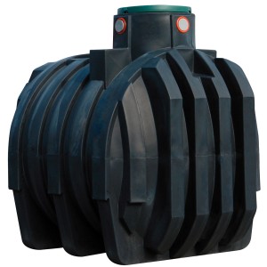 Citerne enterrée 4rain Mono 6 800 l, système complet pour l'utilisation de l'eau de pluie dans le jardin.