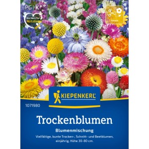 Kiepenkerl Mix di semi di fiori secchi: Varietà colorata per aiuole e decorazioni.