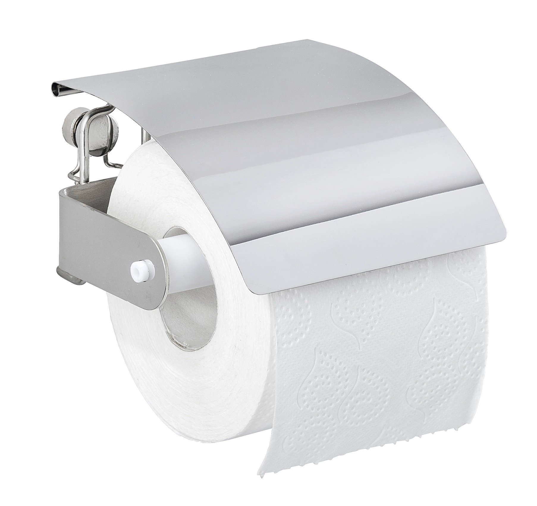 Wenko Toilettenpapierhalter mit Deckel Premium kaufen Plus OBI glänzend bei Edelstahl