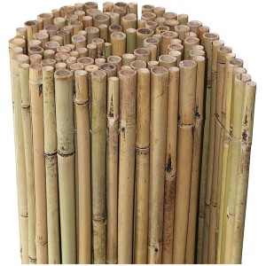 Brise-vue en bambou Bangkok 90x250cm, enroulé. Protection naturelle pour balcon et jardin.